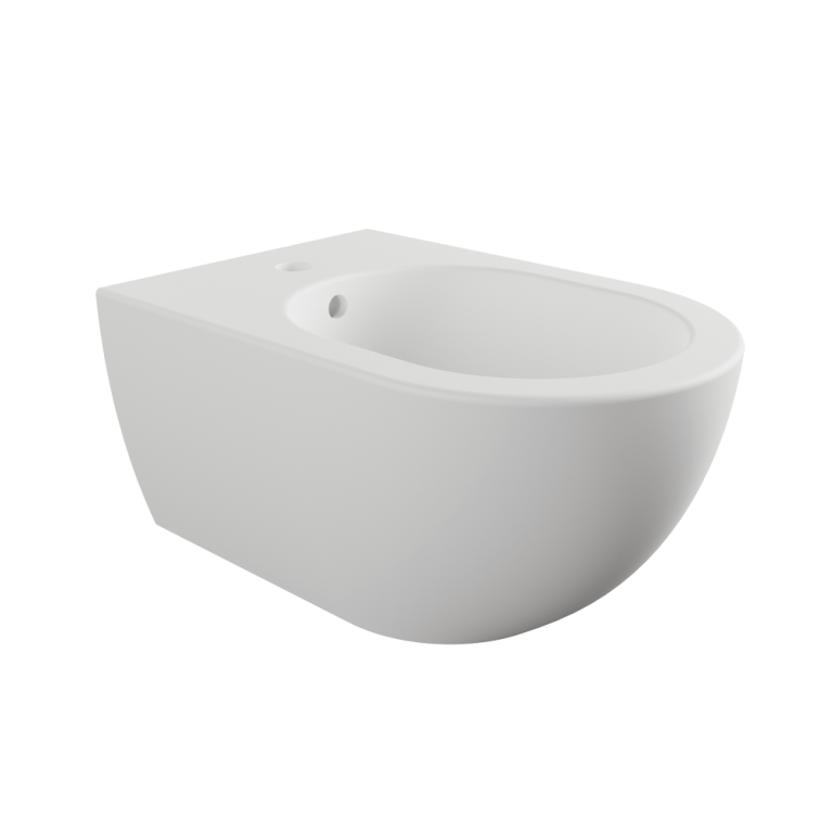 App wall hung bidet Milky White