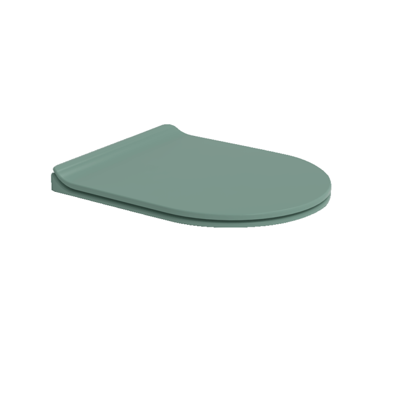 Slim Soft-closing thermosetting seat & cover Menta