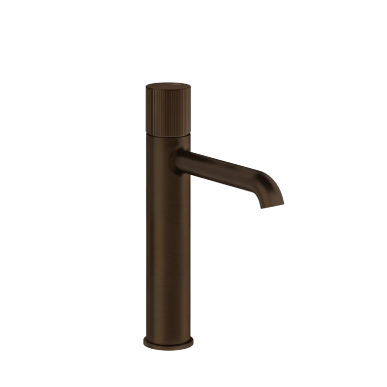 Habito Rigato Medium Basin mixer without waste 845 Dark Bronze