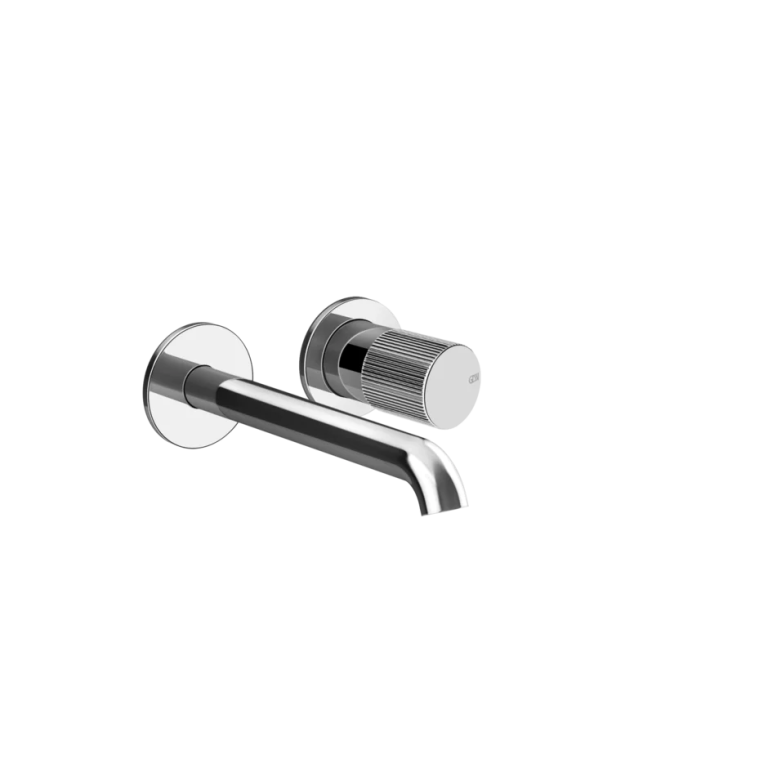 Habito Rigato Wall-mounted basin mixer 031 Chrome