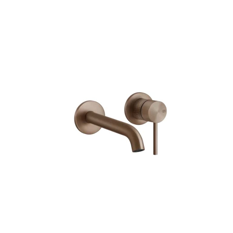 Gessi 316 Built-in Mixer with spout Meccanica, without waste 708 Copper Brushed