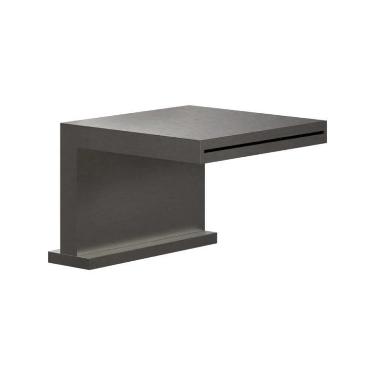 Bath group waterfall spout with separate control 707 Black Metal Brushed PVD