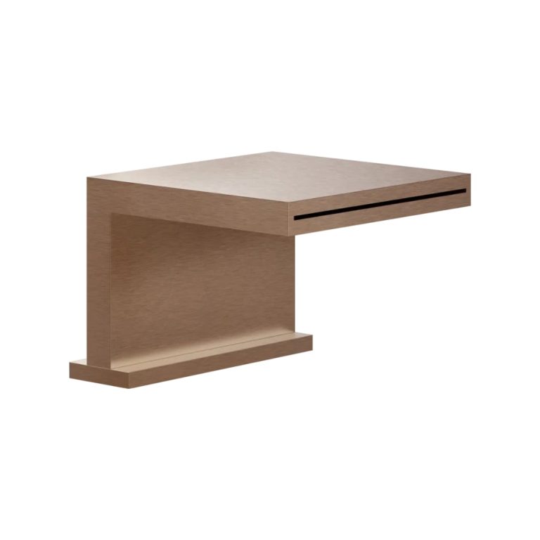 Bath group waterfall spout with separate control 708 Copper Brushed PVD