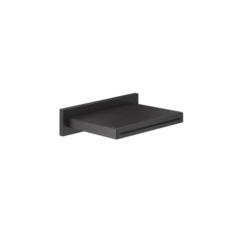 Wall-fixing cascade shower spout, separate control 187 Aged Bronze