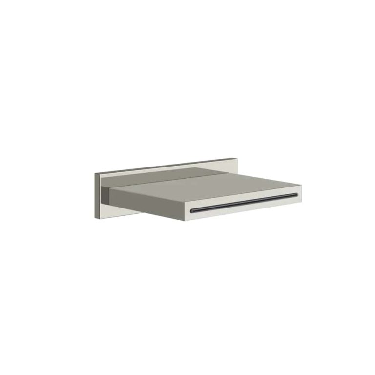 Wall-fixing cascade shower spout with separate control 238 Mirror Steel