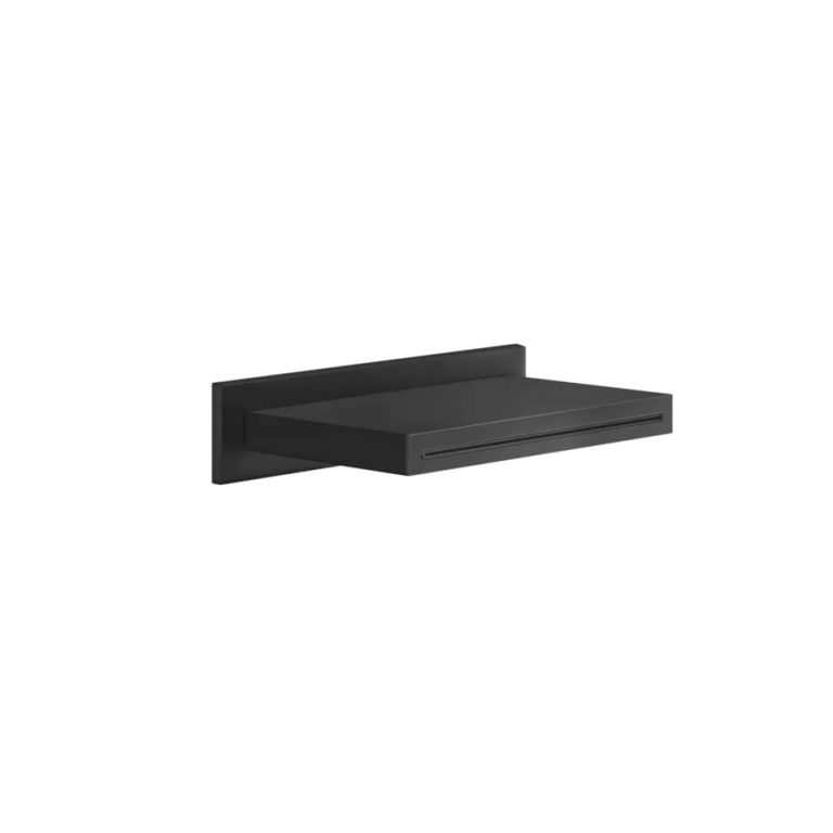 Wall-fixing cascade shower spout, with separate control 299 Black XL
