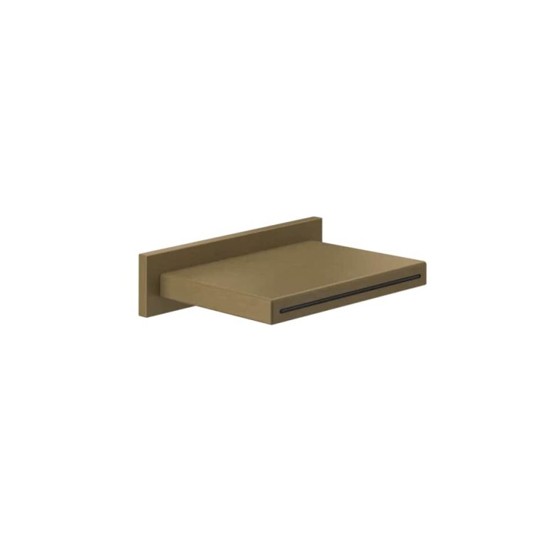Wall-fixing cascade shower spout, separate control 713 Antique Brass
