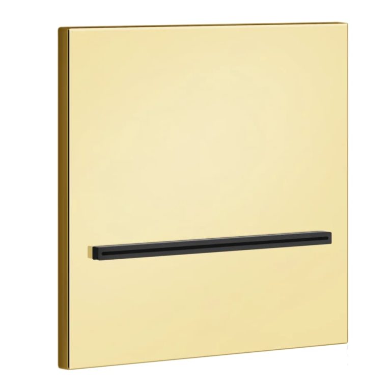 Wall-fixing cascade shower spout with separate control 246 Gold PVD