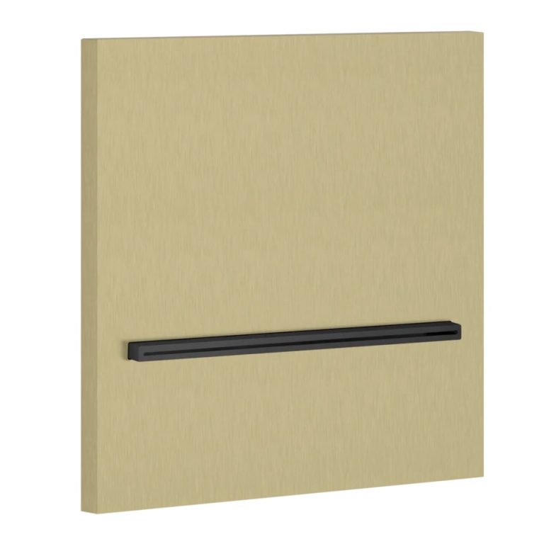 Wall-fixing cascade shower spout with separate control 727 Brushed Brass PVD