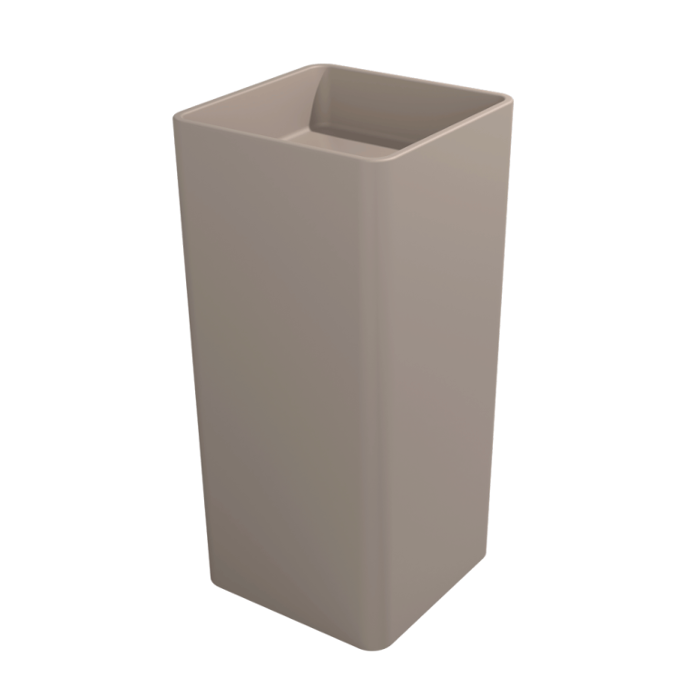 Monowash Wall column-basin 40 x 40 x H 85 cm Argilla