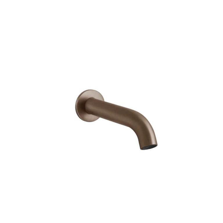 Gessi 316 Bath spout with separate control 708 Copper Brushed