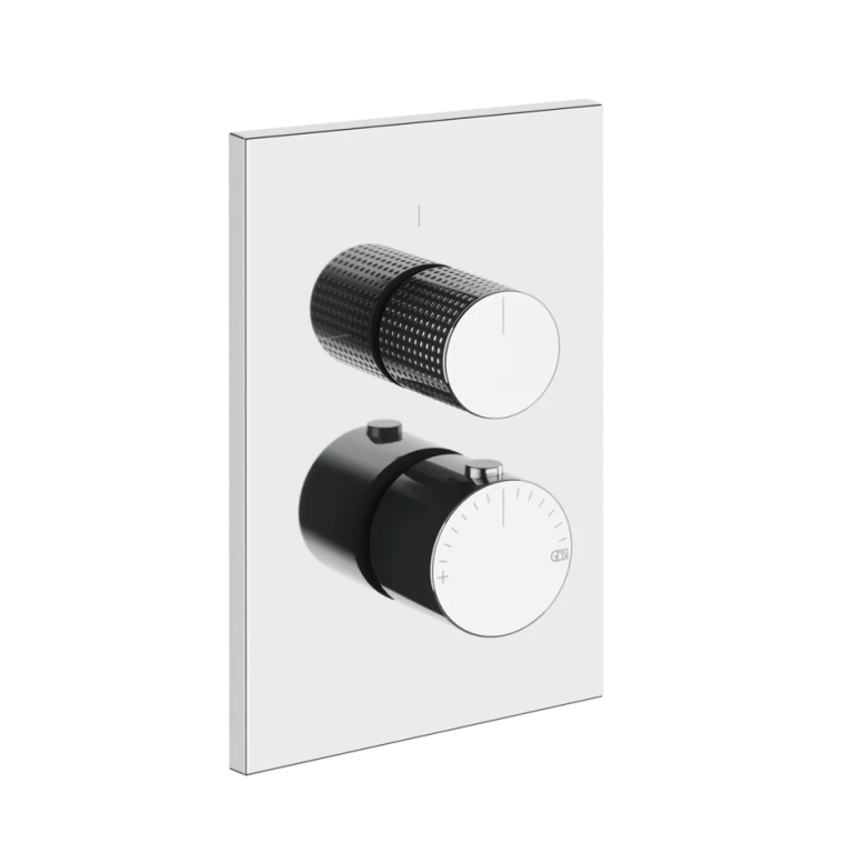 Habito Cesello Three outlet thermostatic mixer 031 Chrome