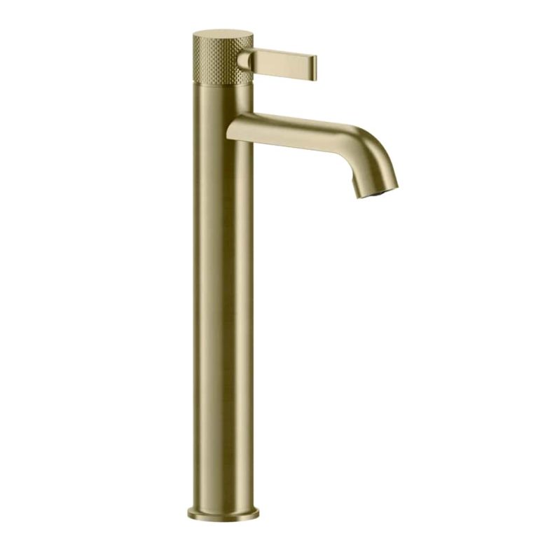 Inciso- High Version Basin Mixer without waste 727 Brushed Brass PVD