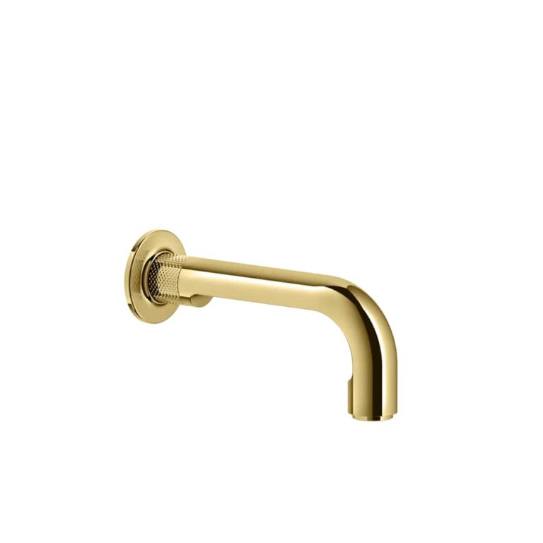 Inciso Bath spout with separate control 246 Gold PVD