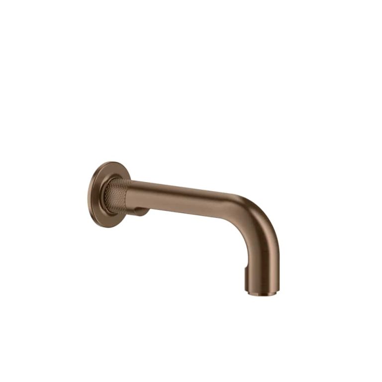 Inciso Bath spout with separate control 708 Copper Brushed PVD