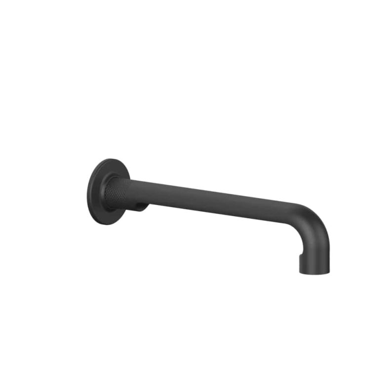 Inciso- Wall-mounted spout, with separate control 299 Black XL