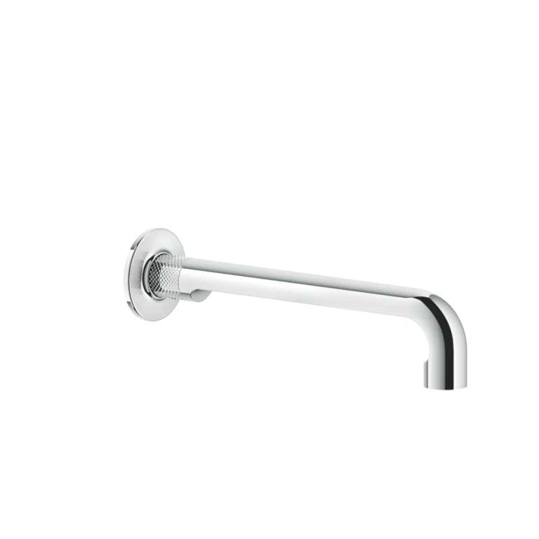 Inciso- Wall-mounted spout, with separate control 031 Chrome