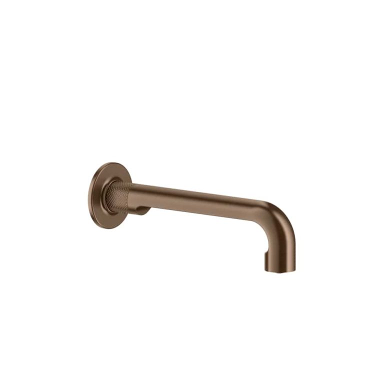 Inciso- Wall-mounted spout, with separate control 708 Copper Brushed PVD