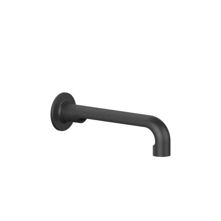 Inciso- Wall-mounted spout, with separate control 299 Black XL