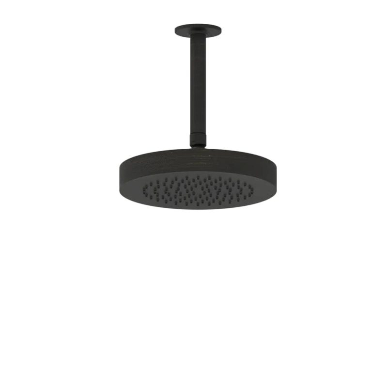 Inciso Ceiling-mounted Showerhead, custom length 187 Aged Bronze