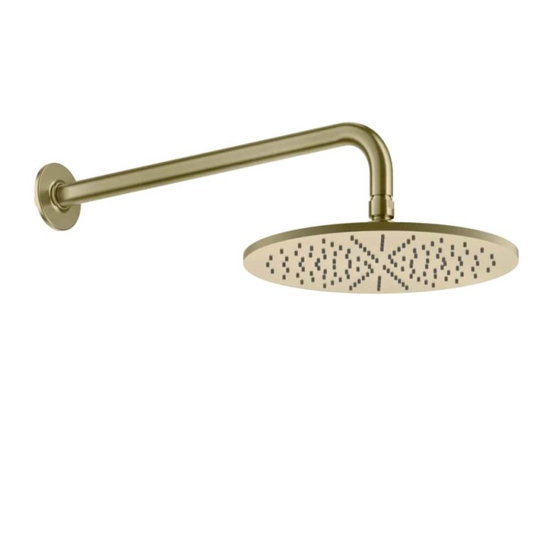 Inciso Wall-mounted Showerhead 727 Brushed Brass PVD
