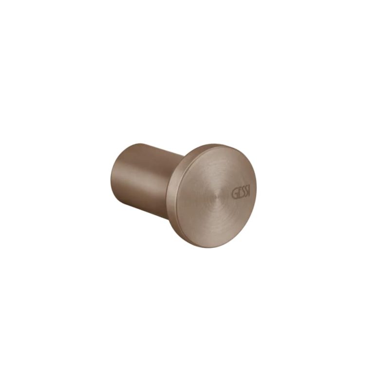 Gessi 316 Wall-mounted robe hook 708 Copper Brushed PVD