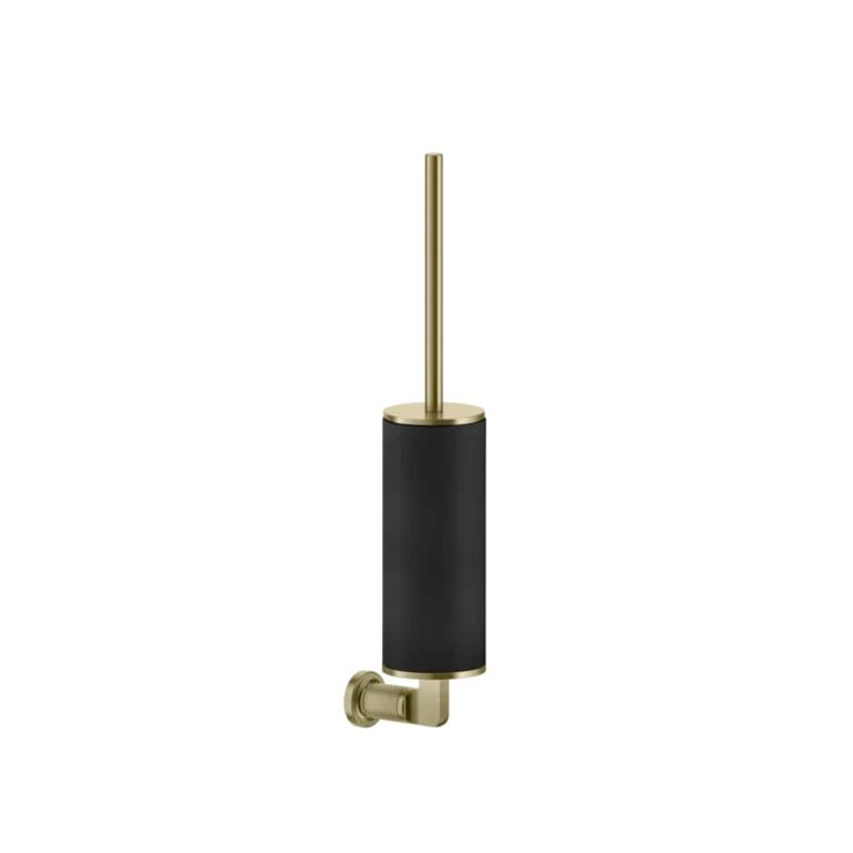 Inciso Wall-mounted brush holder 727 Brushed Brass PVD