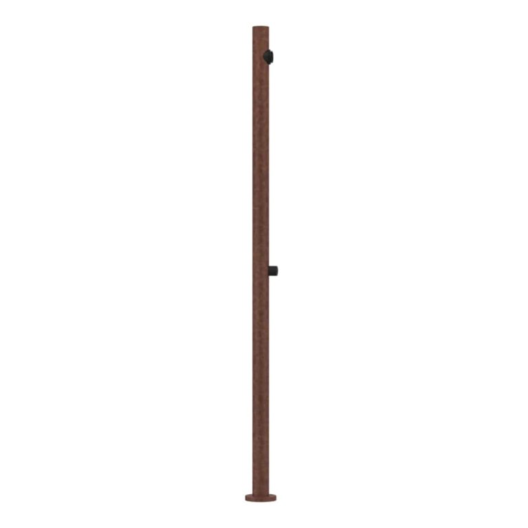 Origini Materic One exit outdoor shower column 856 Corten