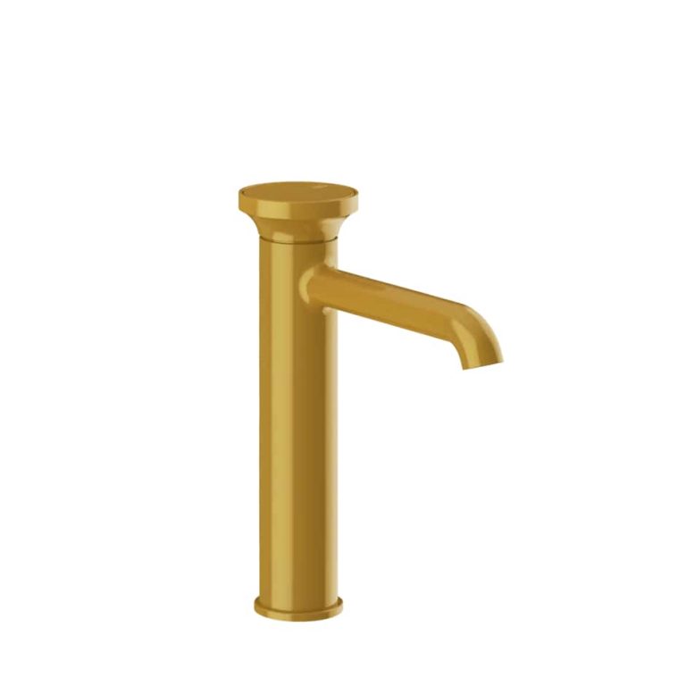 Origini Accent Medium version basin mixer without waste 277 Glossy Ocra