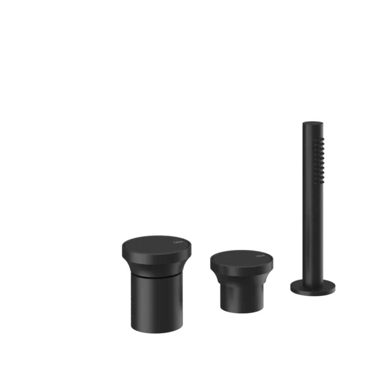 Origini Accent Three-hole bath mixer separate control 299 Matte Black