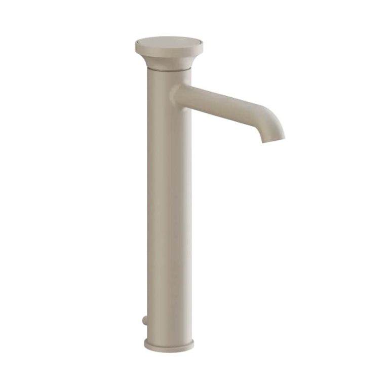 Origini Neutral High version basin mixer with waste 273 Matte Greige