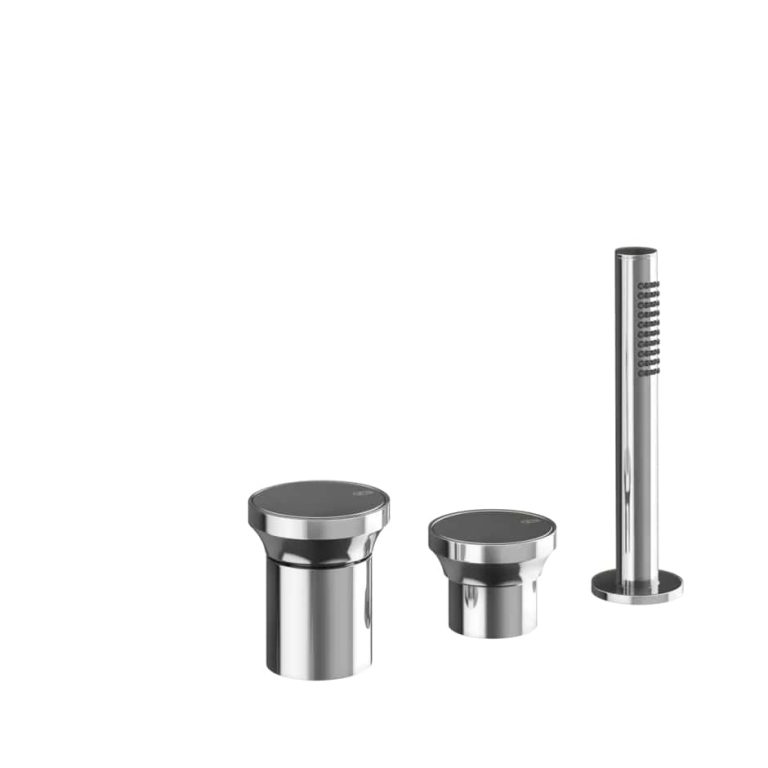 Origini Nature Three-hole bath mixer separate control 031 Chrome