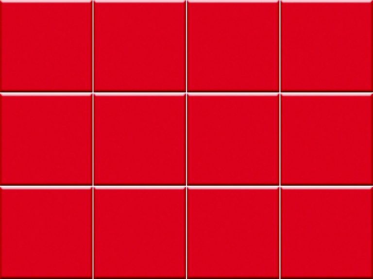 System IN Rosso Matte 7mm 30 x 40 (10×10) cm