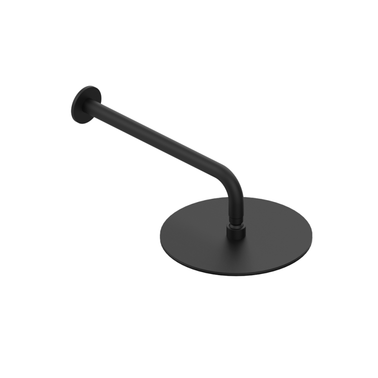 Look Shower head with wall-mounted shower-arm Carbone