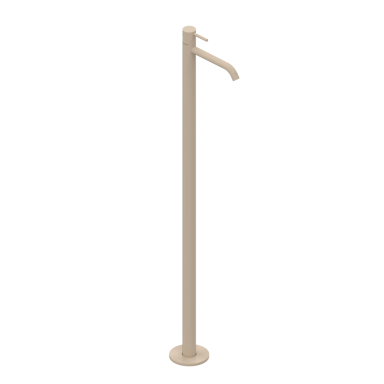 Look Freestanding single-lever basin mixer Argilla