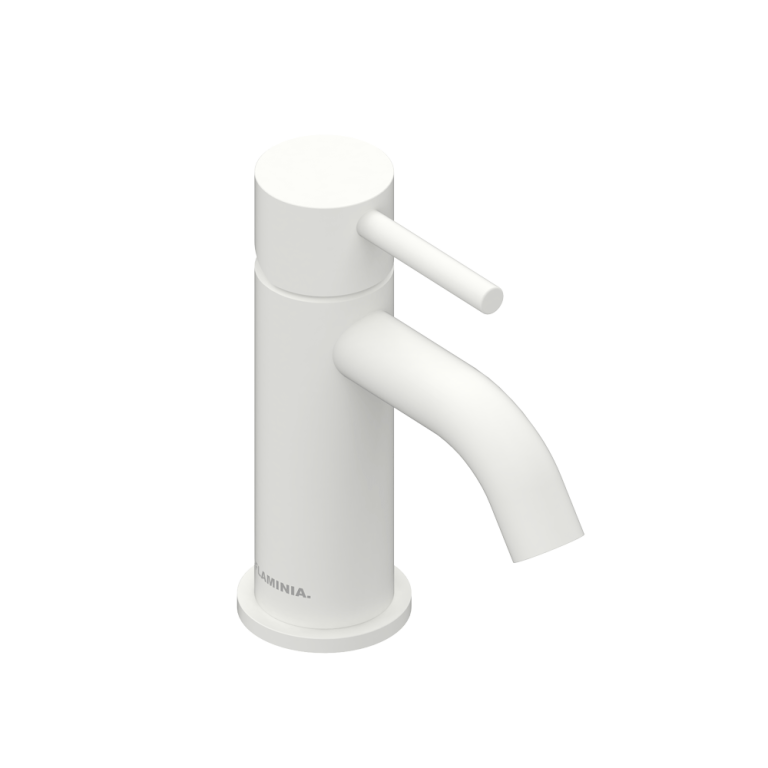 Look Single-lever bidet mixer Milky White