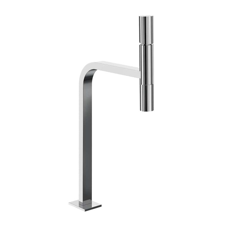 Incastri High version basin mixer Sospeso without waste 031 Chrome