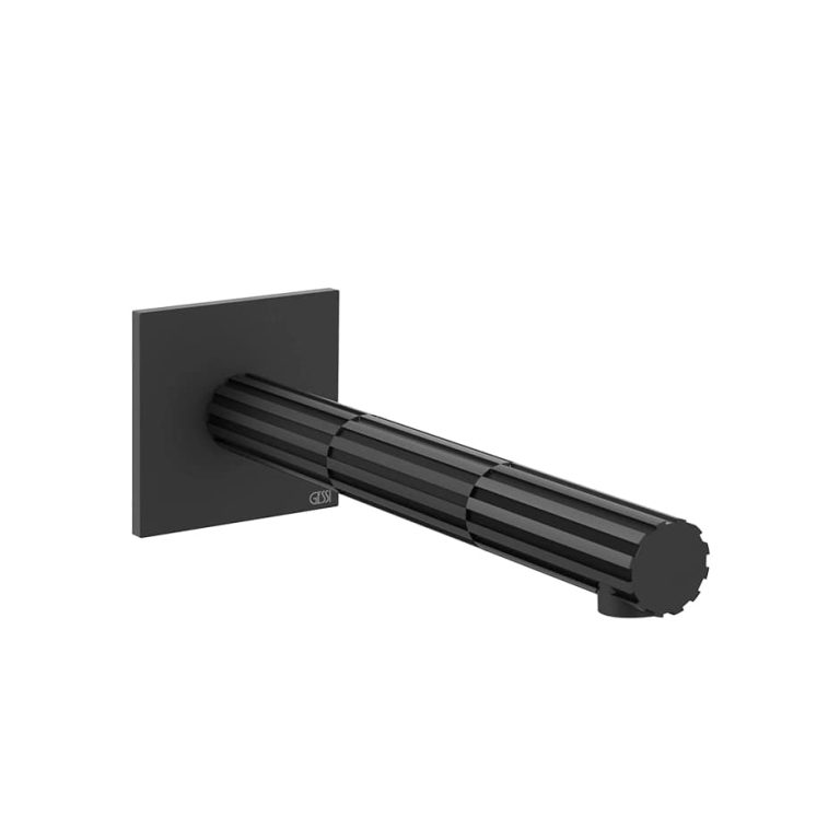 Incastri Wall-mounted basin spout 299 Matte Black