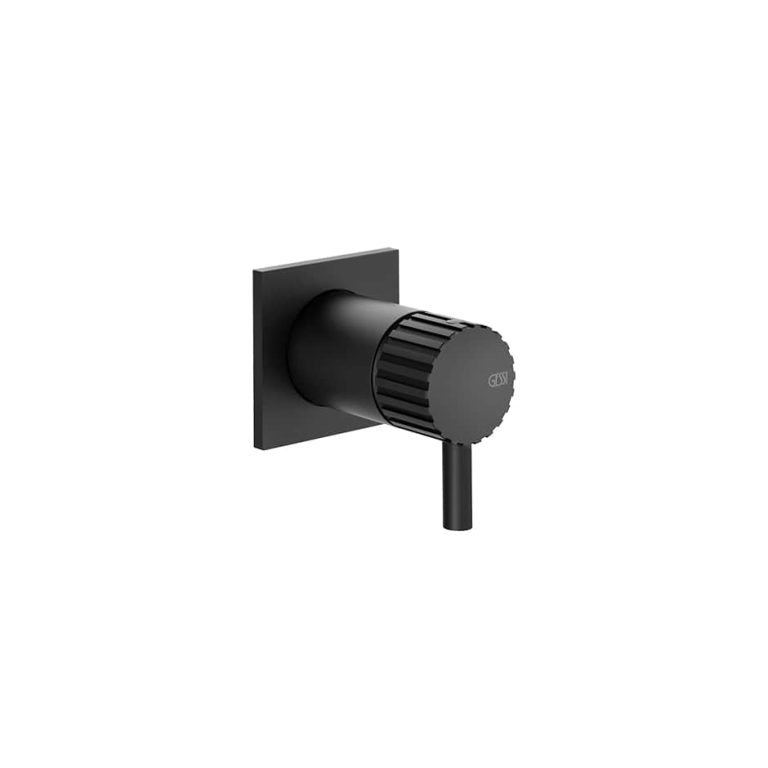 Incastri Wall-mounted shower mixer one-way 299 Matte Black