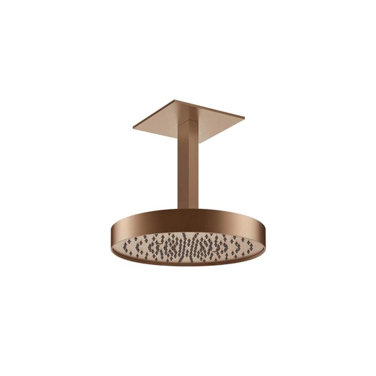 Incastri Ceiling-mounted adjustable headshower 708 Copper Br PVD