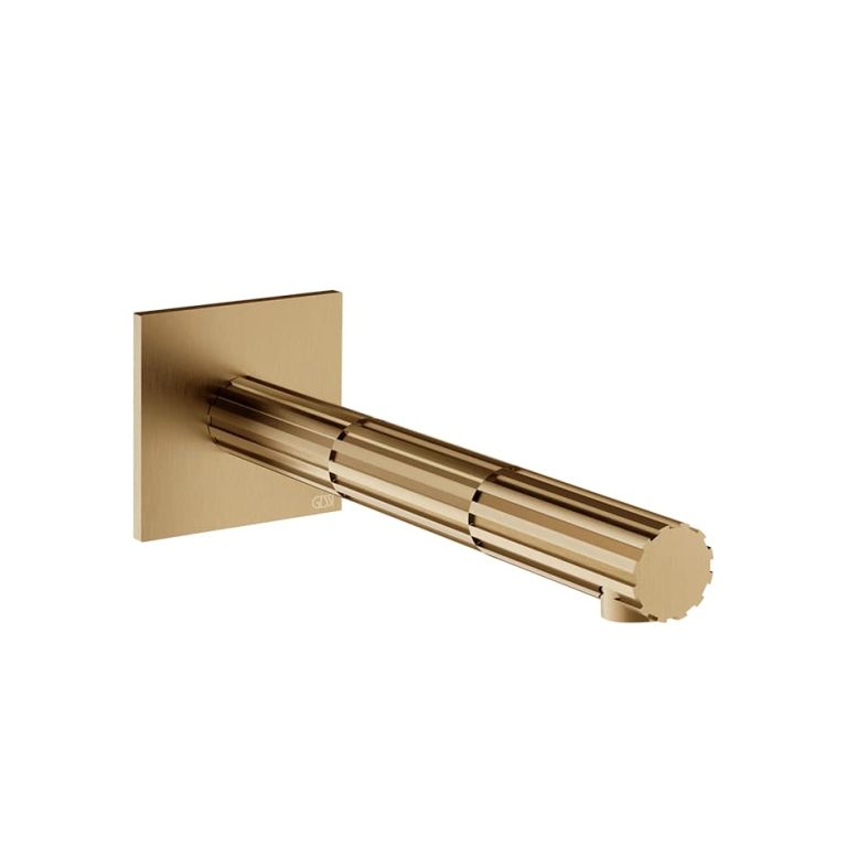 Incastri Wall-mounted basin spout 726 Warm Bronze Br PVD
