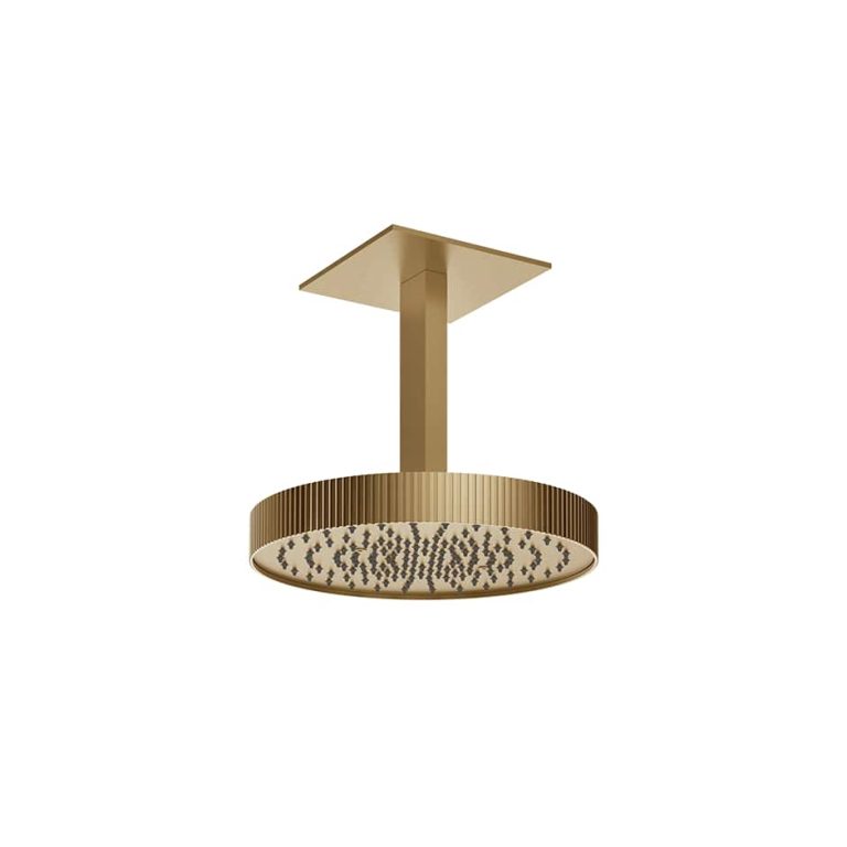 Incastri Ceiling-mounted adjustable headshower 726 Warm Bronze Br PVD