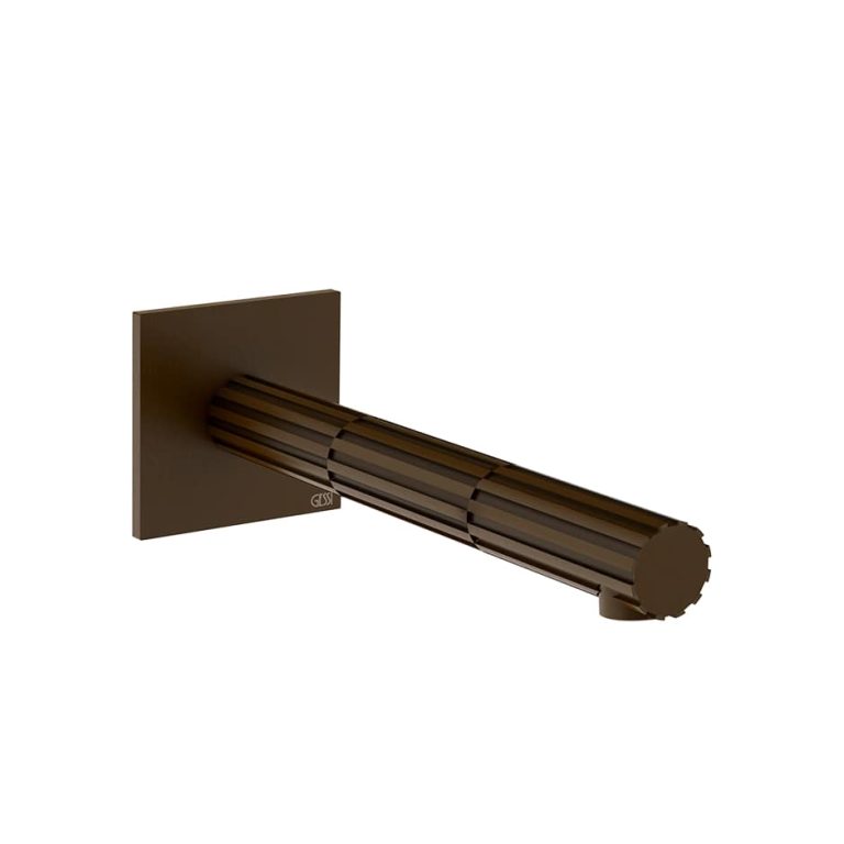 Incastri Wall-mounted basin spout 845 Dark Bronze