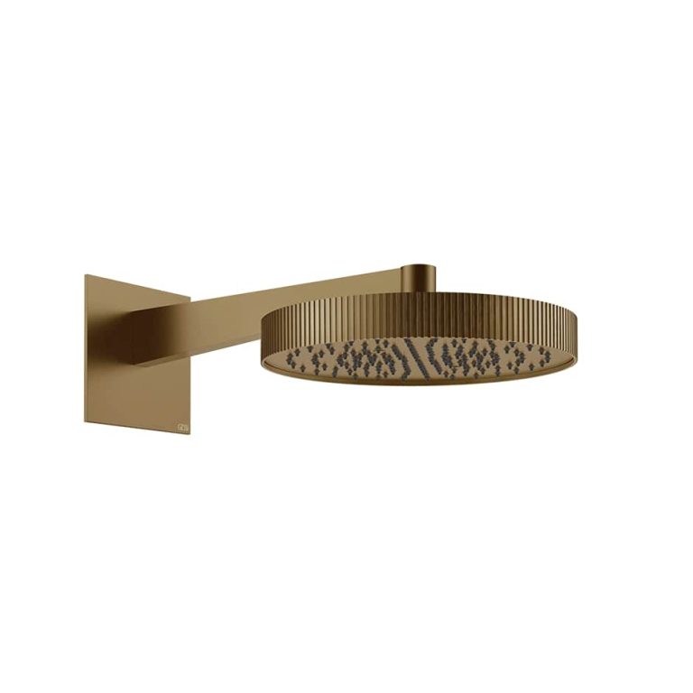 Incastri Wall-mounted adjustable headshower 791 Deep Bronze Br PVD