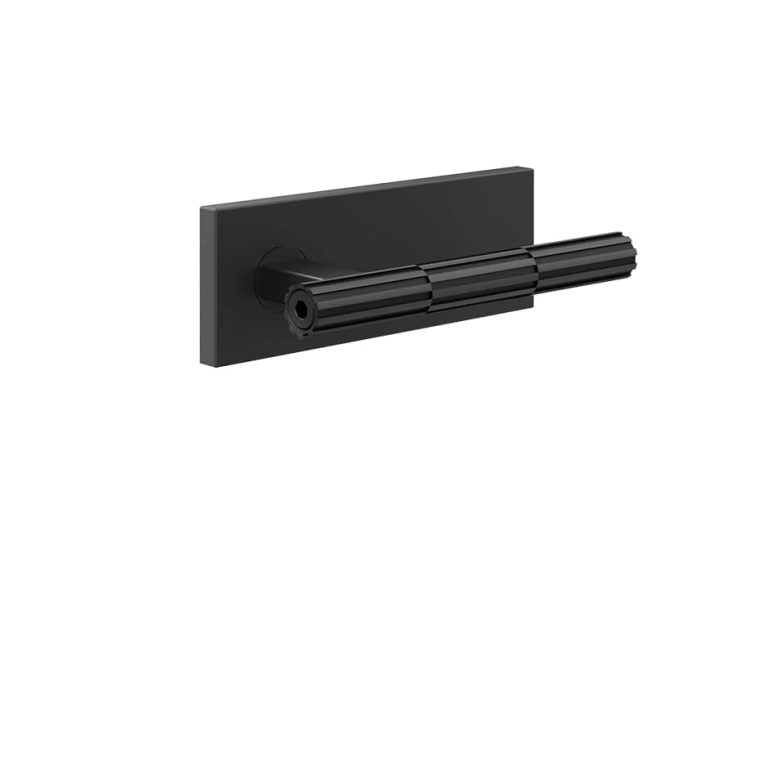 Incastri Door Handles with return spring 299 Matte Black