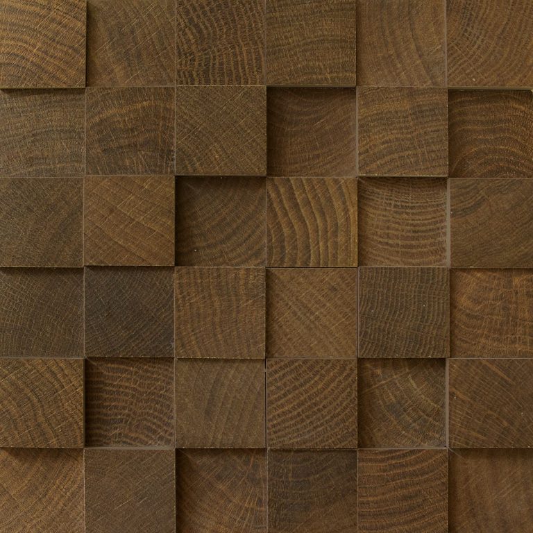 W-Circles Mosaico 3D Cube Wengč Naturale R10 14mm 28 x 28 (4.7×4.7) cm